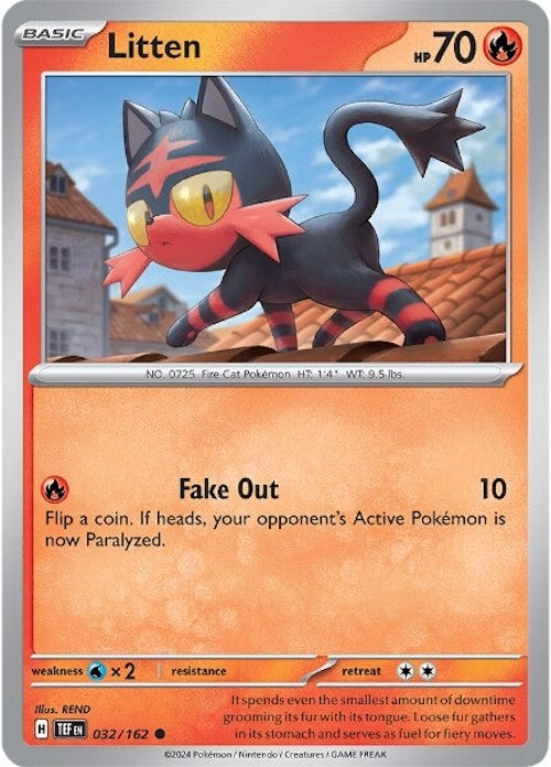 Litten (032/162) [Scarlet & Violet: Temporal Forces] | Pegasus Games WI