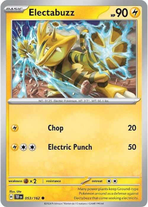 Electabuzz (053/162) [Scarlet & Violet: Temporal Forces] | Pegasus Games WI