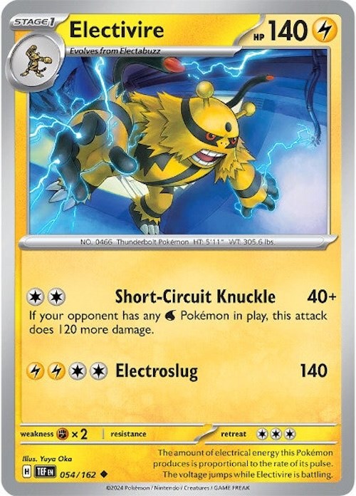 Electivire (054/162) [Scarlet & Violet: Temporal Forces] | Pegasus Games WI