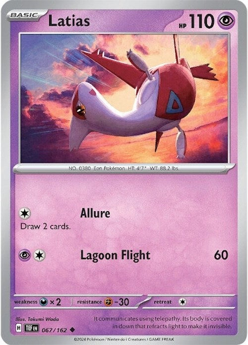 Latias (067/162) [Scarlet & Violet: Temporal Forces] | Pegasus Games WI