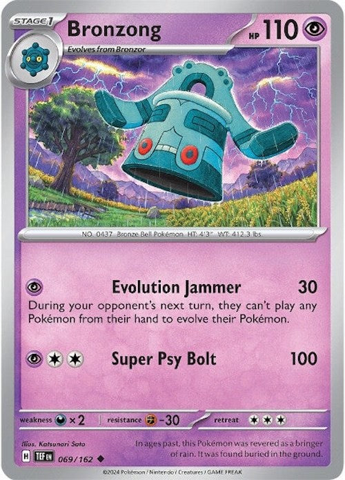 Bronzong (069/162) [Scarlet & Violet: Temporal Forces] | Pegasus Games WI