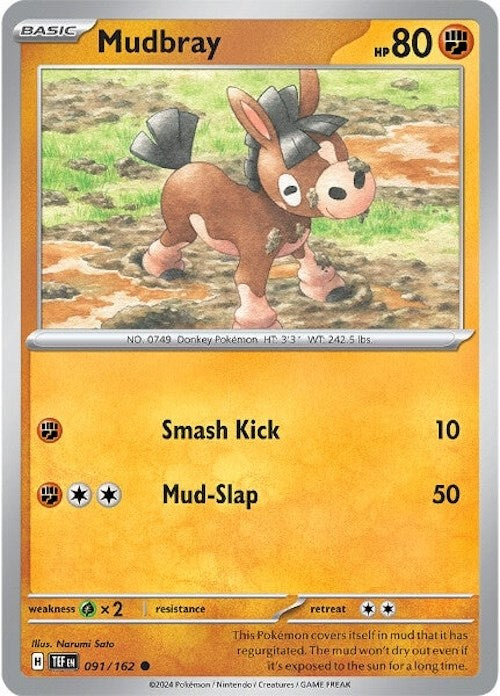 Mudbray (091/162) [Scarlet & Violet: Temporal Forces] | Pegasus Games WI