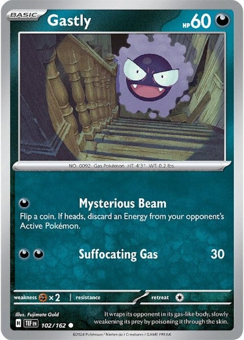 Gastly (102/162) [Scarlet & Violet: Temporal Forces] | Pegasus Games WI