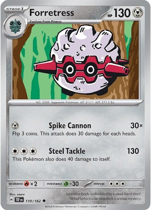 Forretress (110/162) [Scarlet & Violet: Temporal Forces] | Pegasus Games WI
