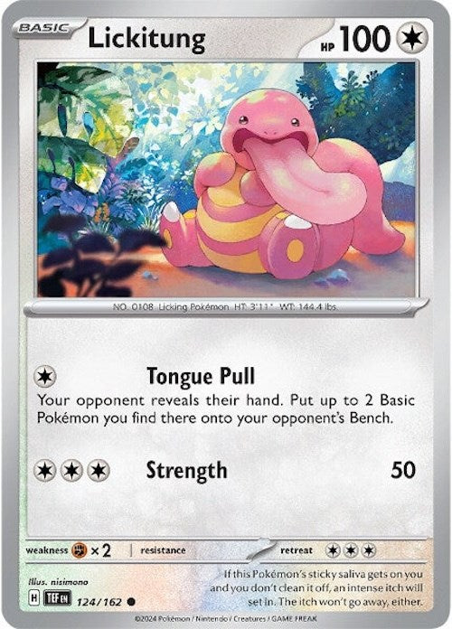 Lickitung (124/162) [Scarlet & Violet: Temporal Forces] | Pegasus Games WI