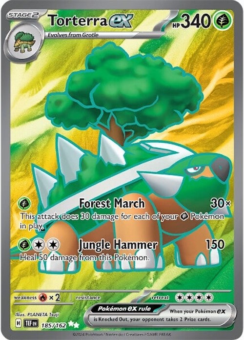 Torterra ex (185/162) [Scarlet & Violet: Temporal Forces] | Pegasus Games WI