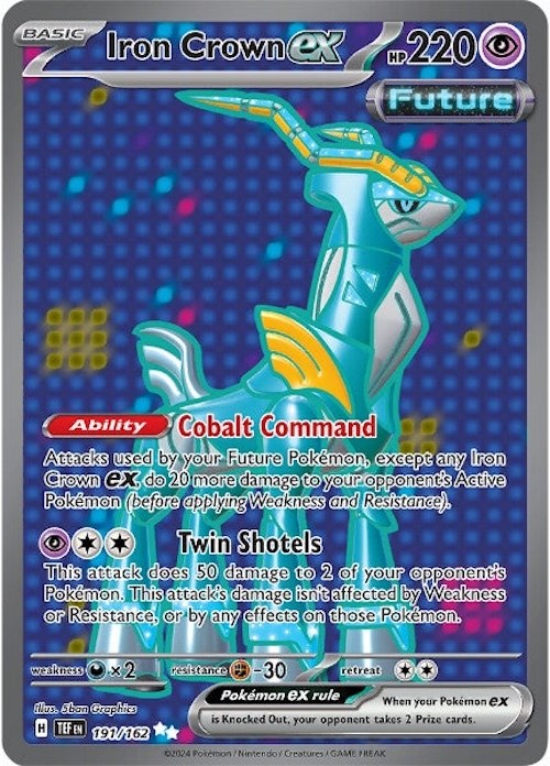 Iron Crown ex (191/162) [Scarlet & Violet: Temporal Forces] | Pegasus Games WI