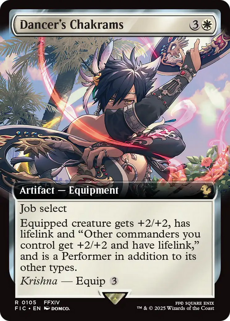 Dancer's Chakrams (Extended Art) [FINAL FANTASY Commander] | Pegasus Games WI