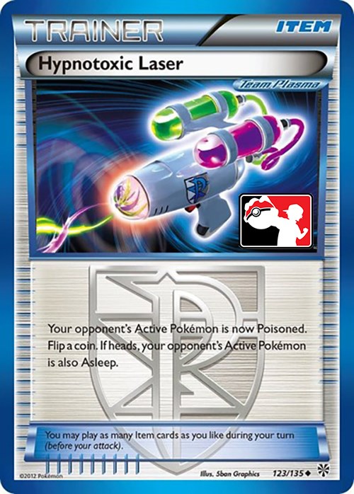 Hypnotoxic Laser (123/135) (Team Plasma) [League & Championship Cards] | Pegasus Games WI