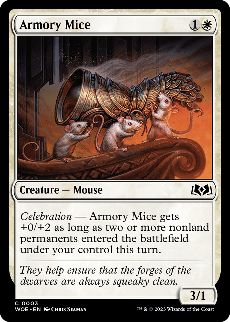 Armory Mice [Wilds of Eldraine] | Pegasus Games WI