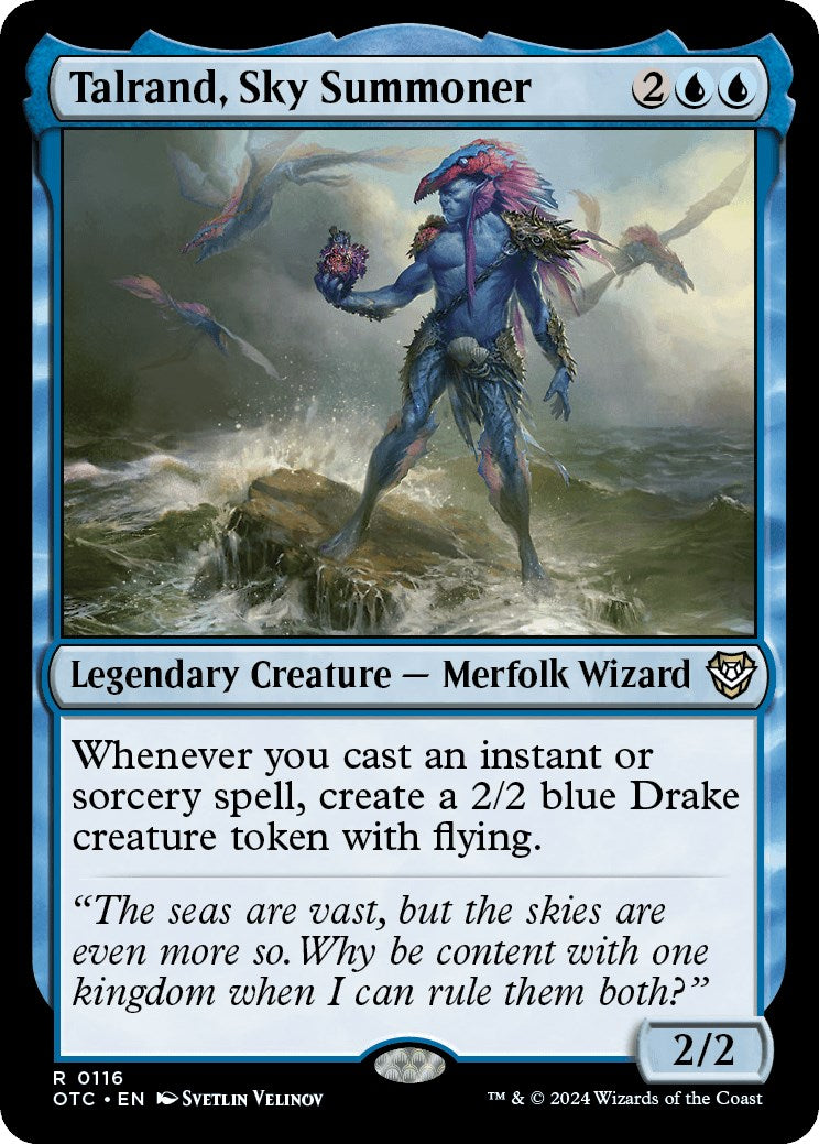 Talrand, Sky Summoner [Outlaws of Thunder Junction Commander] | Pegasus Games WI