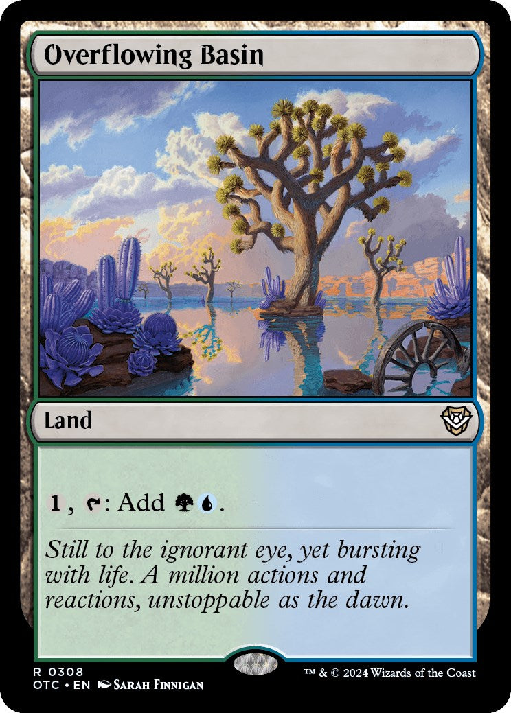 Overflowing Basin [Outlaws of Thunder Junction Commander] | Pegasus Games WI