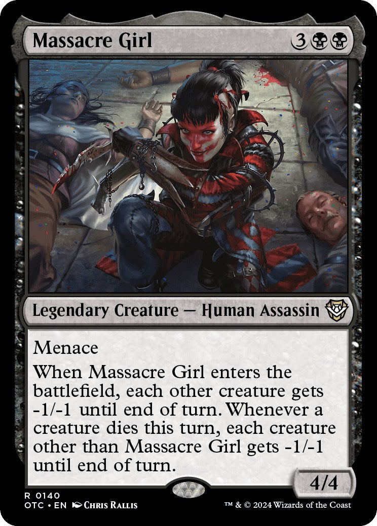 Massacre Girl [Outlaws of Thunder Junction Commander] | Pegasus Games WI