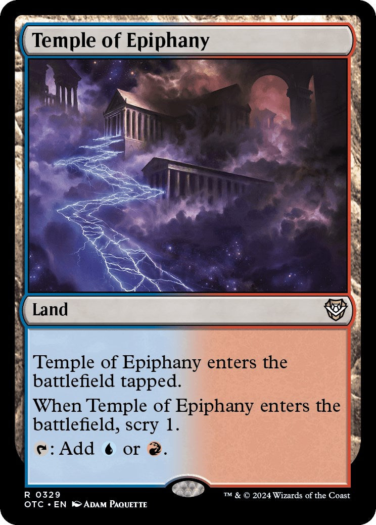 Temple of Epiphany [Outlaws of Thunder Junction Commander] | Pegasus Games WI