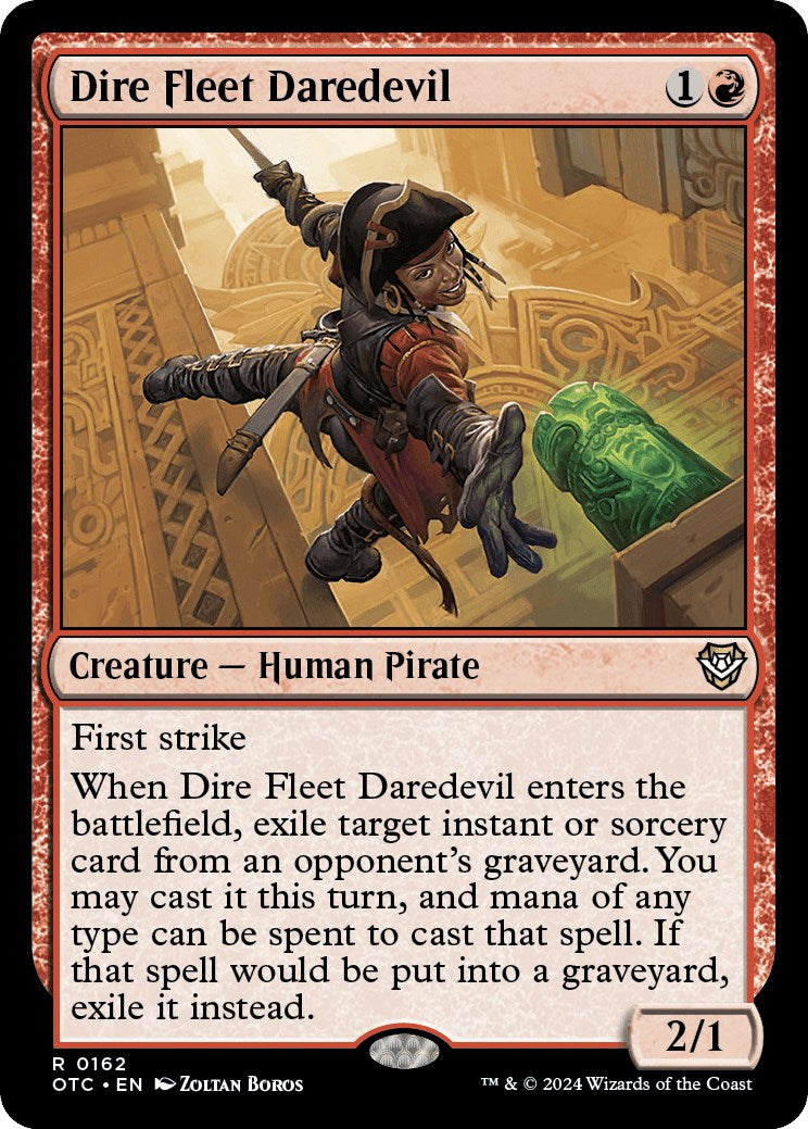 Dire Fleet Daredevil [Outlaws of Thunder Junction Commander] | Pegasus Games WI