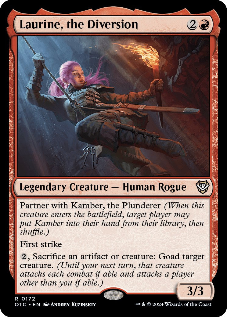 Laurine, the Diversion [Outlaws of Thunder Junction Commander] | Pegasus Games WI