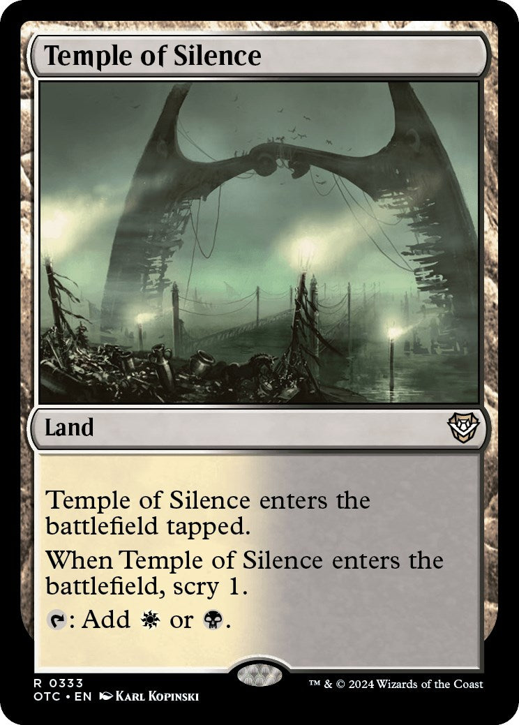 Temple of Silence [Outlaws of Thunder Junction Commander] | Pegasus Games WI