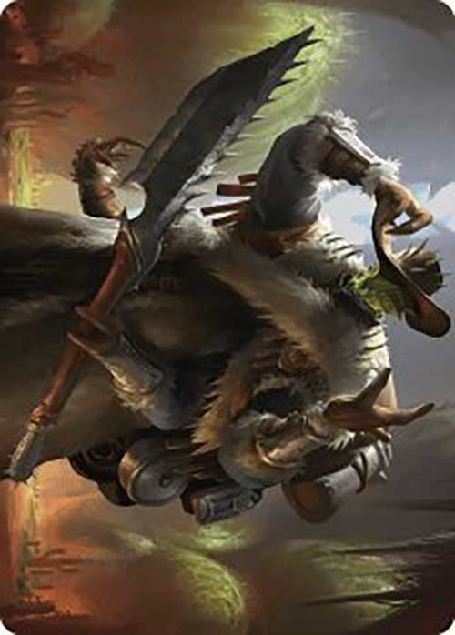Hardbristle Bandit Art Card [Outlaws of Thunder Junction Art Series] | Pegasus Games WI