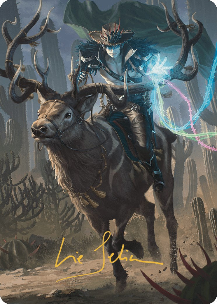 Oko, the Ringleader Art Card (54/54) (Gold-Stamped Signature) [Outlaws of Thunder Junction Art Series] | Pegasus Games WI