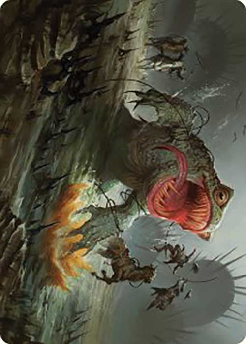The Gitrog, Ravenous Ride Art Card [Outlaws of Thunder Junction Art Series] | Pegasus Games WI
