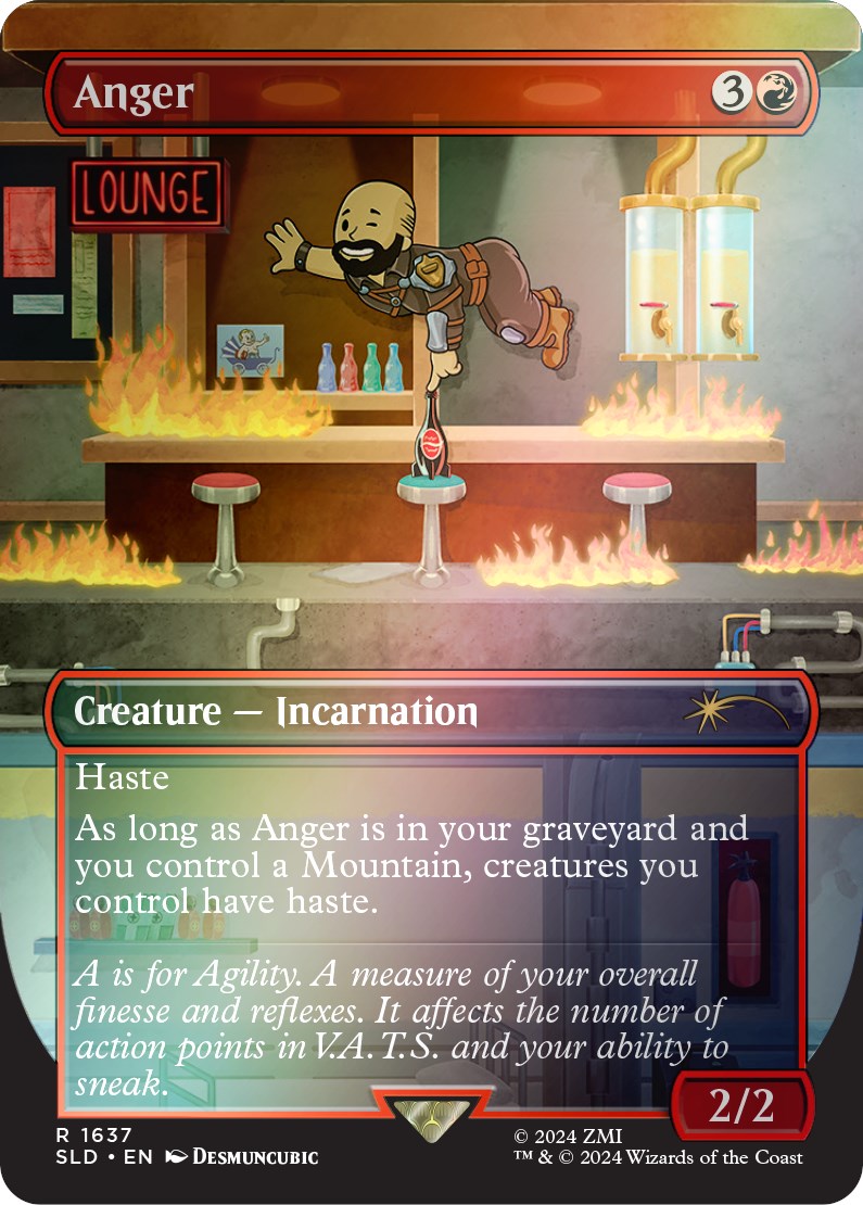 Anger (Rainbow Foil) [Secret Lair Drop Series] | Pegasus Games WI