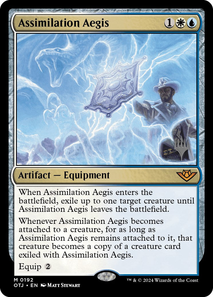 Assimilation Aegis (Promo Pack) [Outlaws of Thunder Junction Promos] | Pegasus Games WI