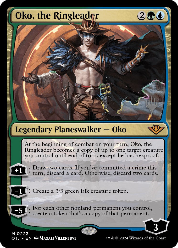 Oko, the Ringleader (Promo Pack) [Outlaws of Thunder Junction Promos] | Pegasus Games WI