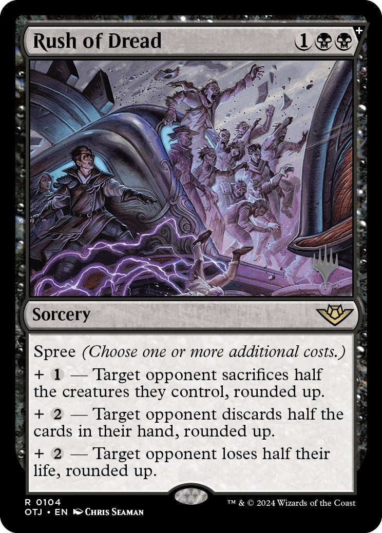 Rush of Dread (Promo Pack) [Outlaws of Thunder Junction Promos] | Pegasus Games WI