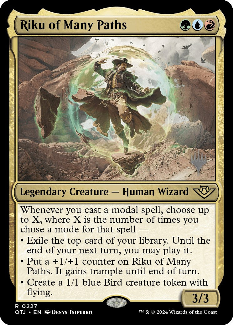 Riku of Many Paths (Promo Pack) [Outlaws of Thunder Junction Promos] | Pegasus Games WI