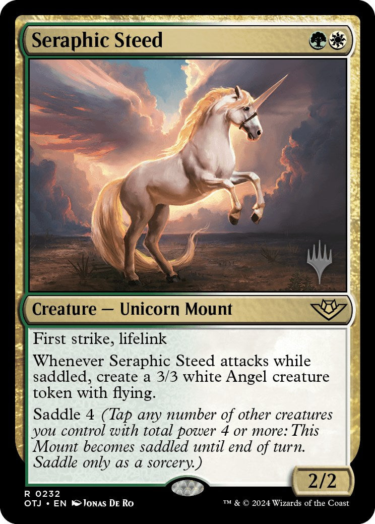 Seraphic Steed (Promo Pack) [Outlaws of Thunder Junction Promos] | Pegasus Games WI