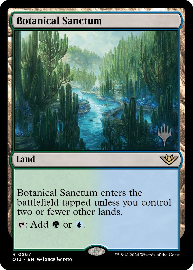 Botanical Sanctum (Promo Pack) [Outlaws of Thunder Junction Promos] | Pegasus Games WI