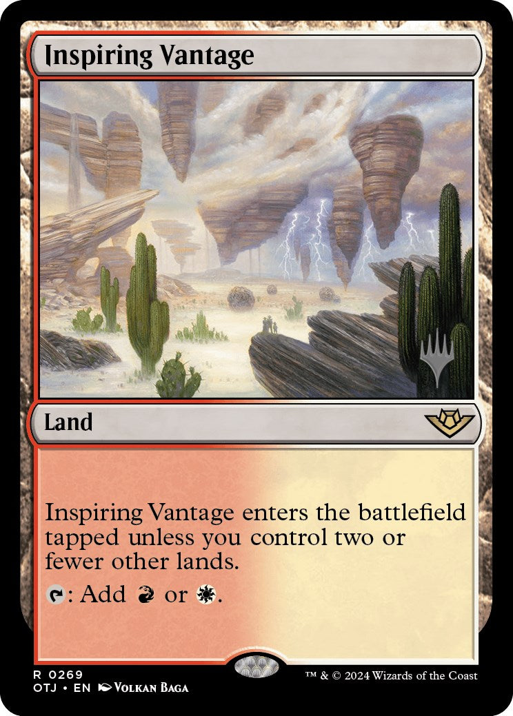 Inspiring Vantage (Promo Pack) [Outlaws of Thunder Junction Promos] | Pegasus Games WI