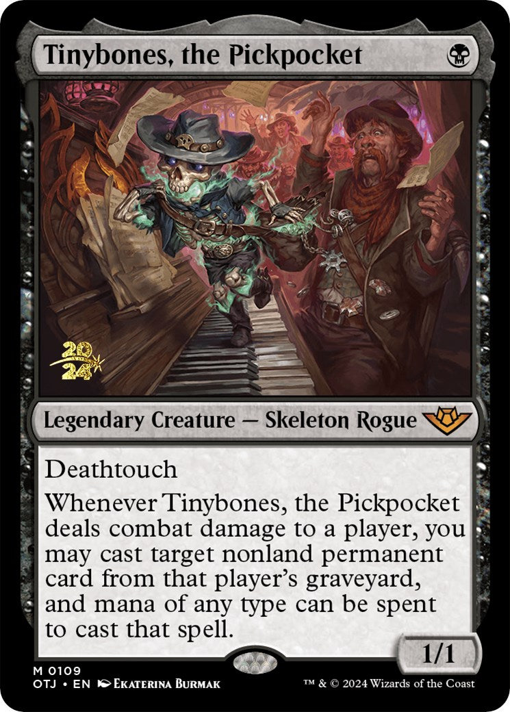 Tinybones, the Pickpocket [Outlaws of Thunder Junction Prerelease Promos] | Pegasus Games WI