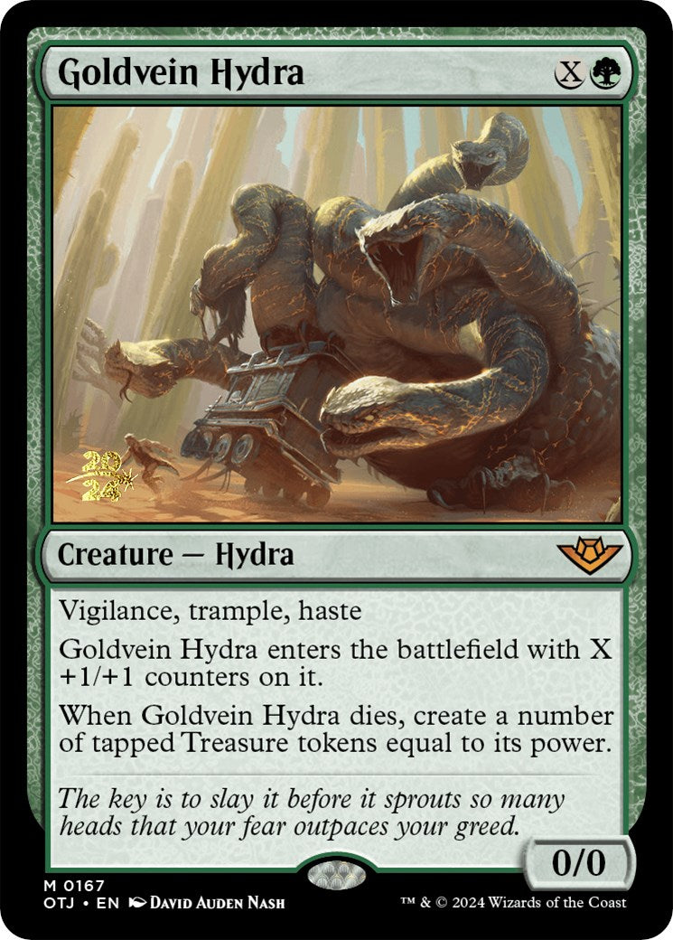 Goldvein Hydra [Outlaws of Thunder Junction Prerelease Promos] | Pegasus Games WI