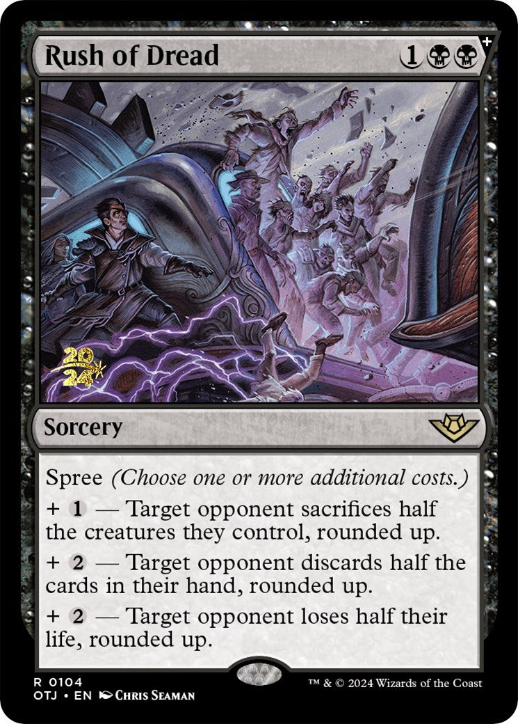 Rush of Dread [Outlaws of Thunder Junction Prerelease Promos] | Pegasus Games WI