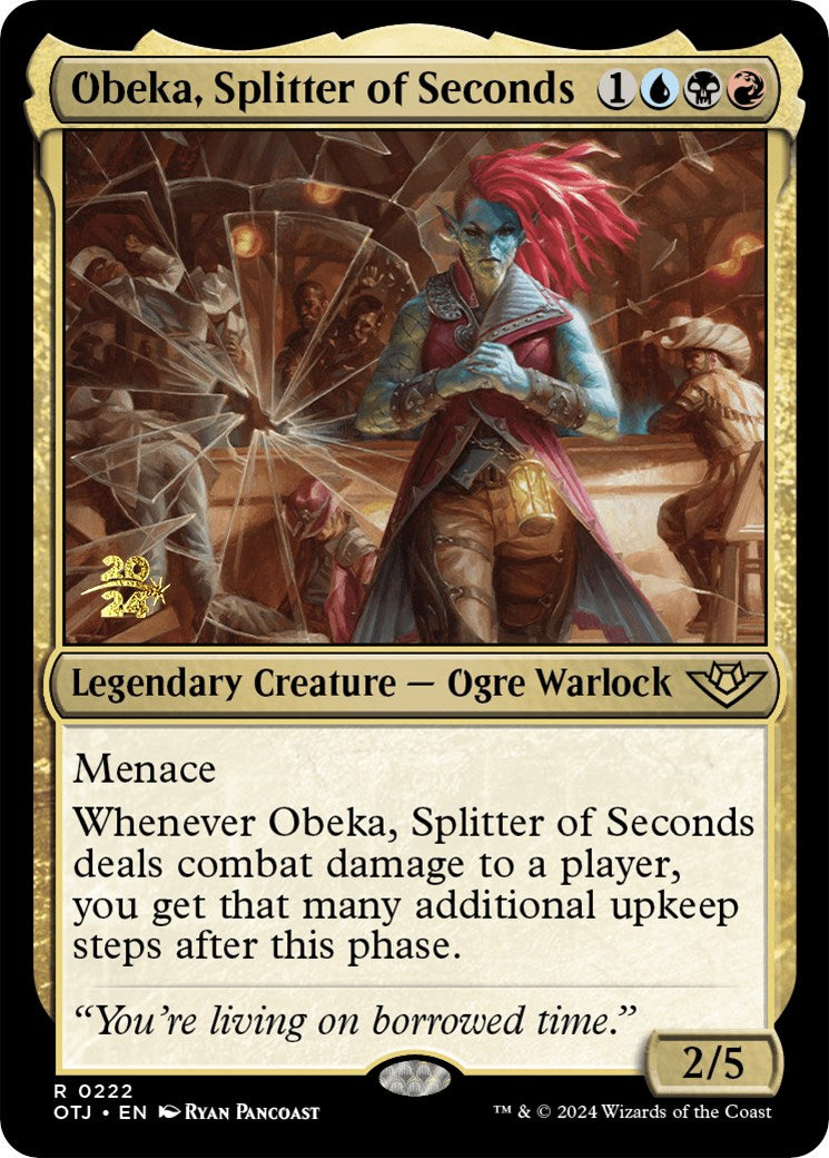 Obeka, Splitter of Seconds [Outlaws of Thunder Junction Prerelease Promos] | Pegasus Games WI