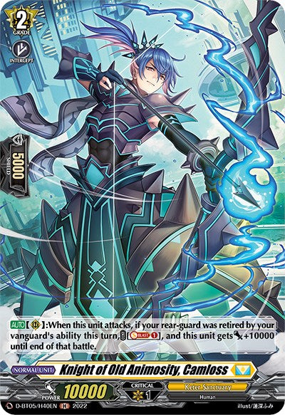 Knight of Old Animosity, Camloss (D-BT05/H40EN) [Triumphant Return of the Brave Heroes] | Pegasus Games WI