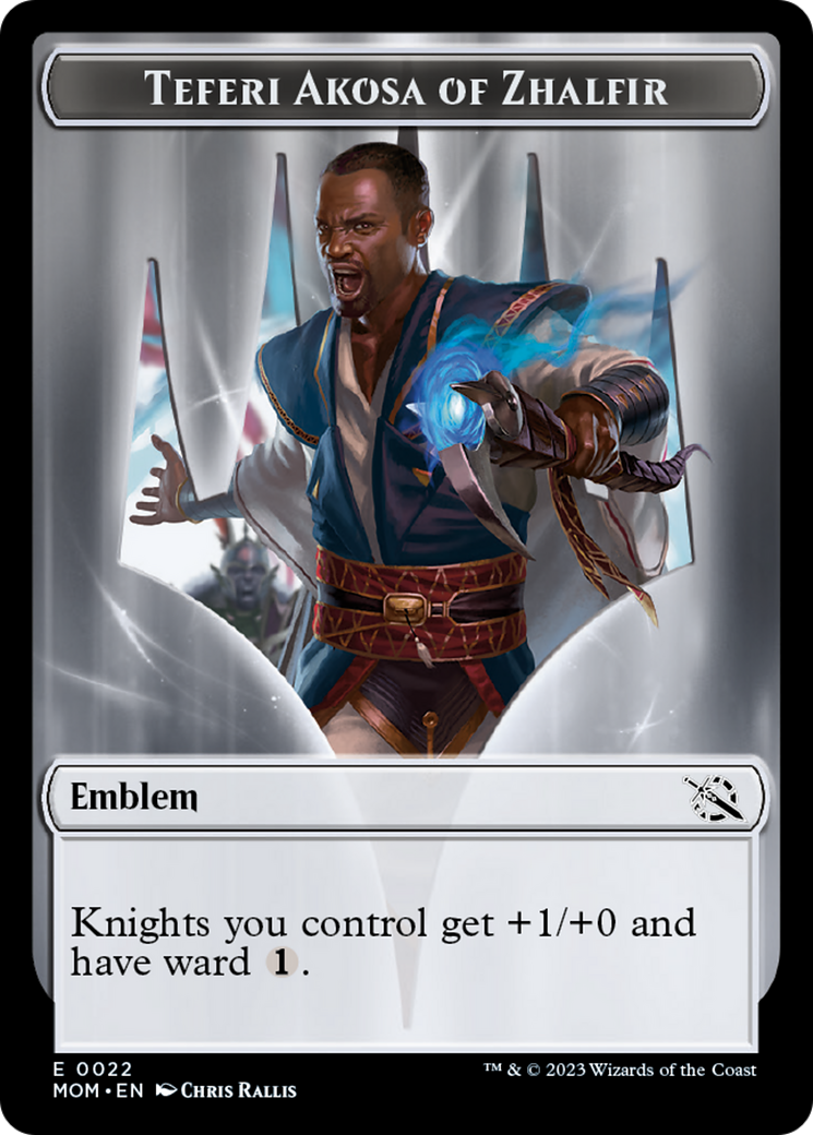 Teferi Akosa of Zhalfir Emblem [March of the Machine Tokens] | Pegasus Games WI