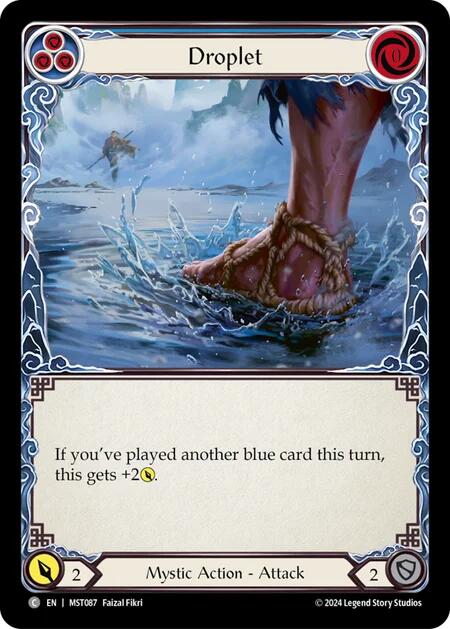 Droplet [MST087] (Part the Mistveil)  Rainbow Foil | Pegasus Games WI