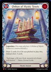 Orihon of Mystic Tenets [MST080] (Part the Mistveil) | Pegasus Games WI