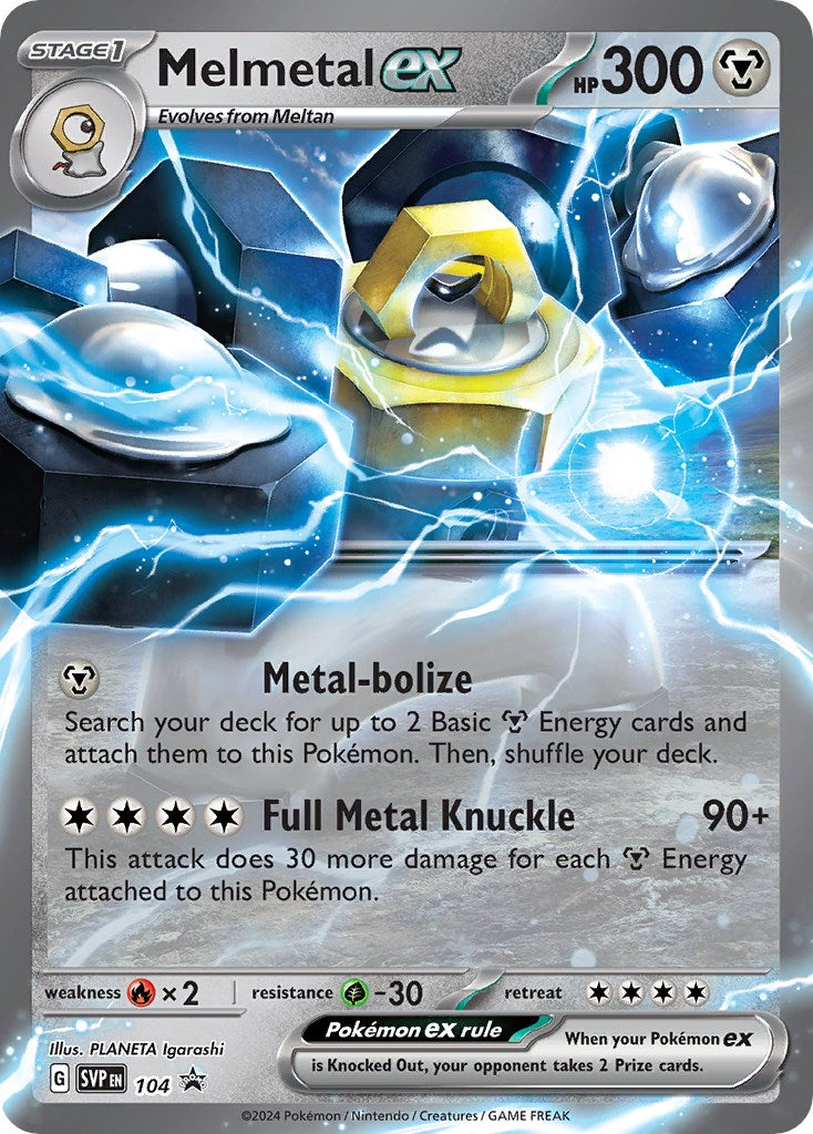 Melmetal ex (104) [Scarlet & Violet: Black Star Promos] | Pegasus Games WI