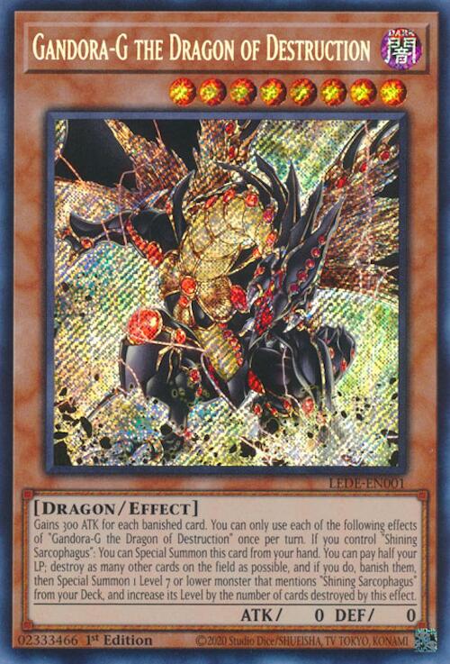 Gandora-G the Dragon of Destruction [LEDE-EN001] Secret Rare | Pegasus Games WI