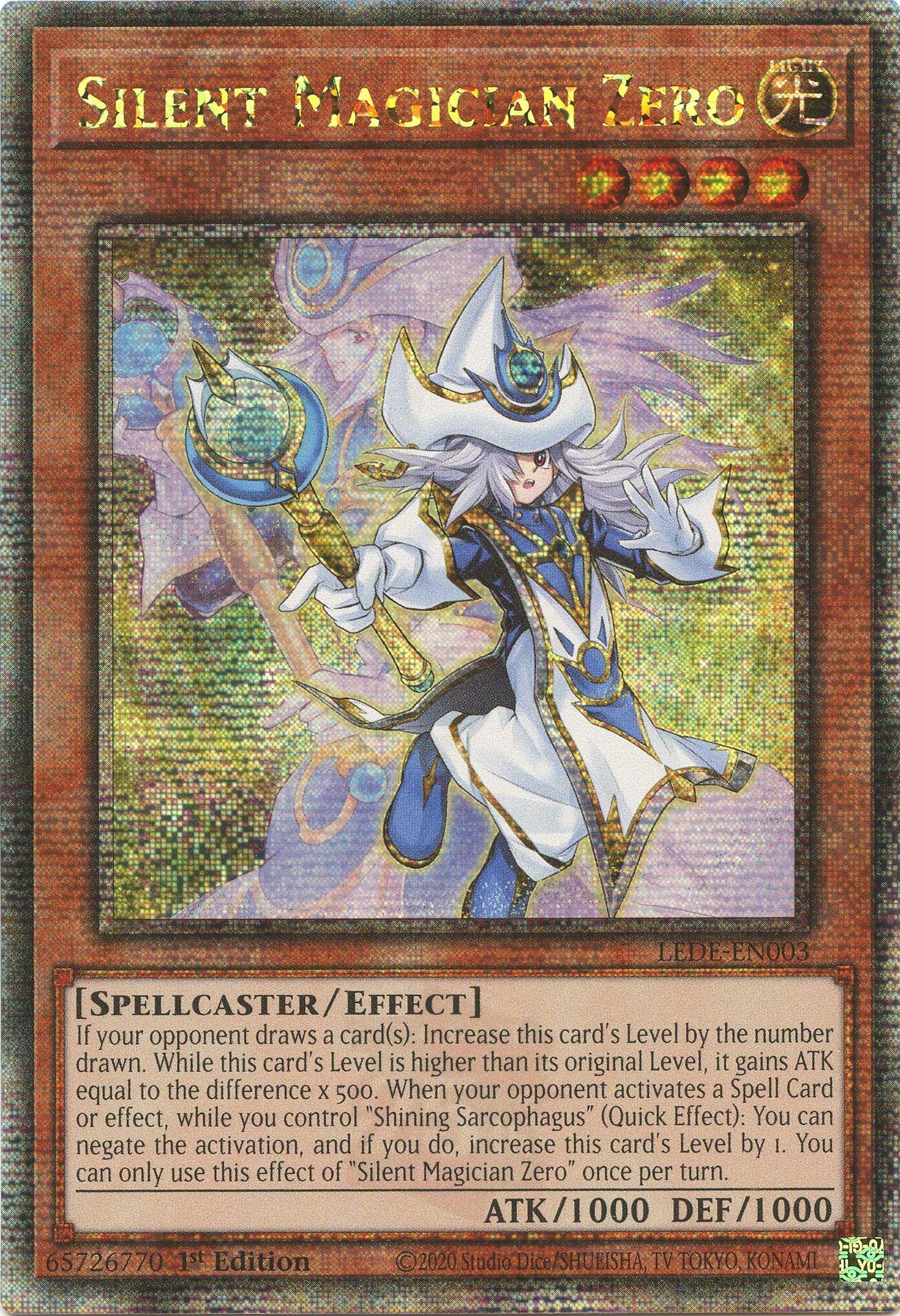 Silent Magician Zero [LEDE-EN003] Quarter Century Secret Rare | Pegasus Games WI