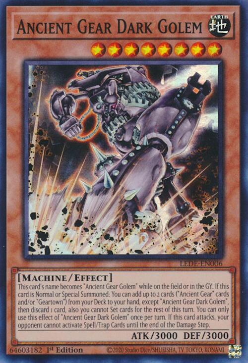 Ancient Gear Dark Golem [LEDE-EN006] Super Rare | Pegasus Games WI