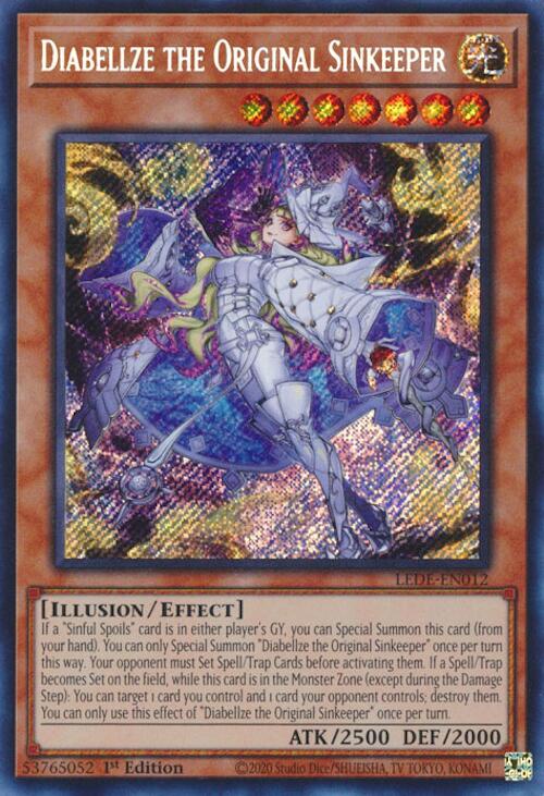 Diabellze the Original Sinkeeper [LEDE-EN012] Secret Rare | Pegasus Games WI