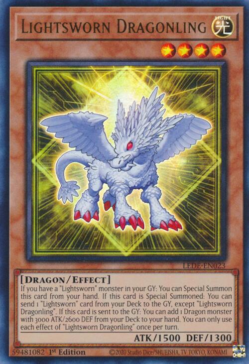 Lightsworn Dragonling [LEDE-EN023] Ultra Rare | Pegasus Games WI