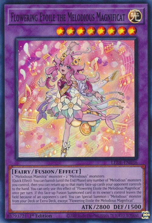 Flowering Etoile the Melodious Magnificat [LEDE-EN036] Super Rare | Pegasus Games WI