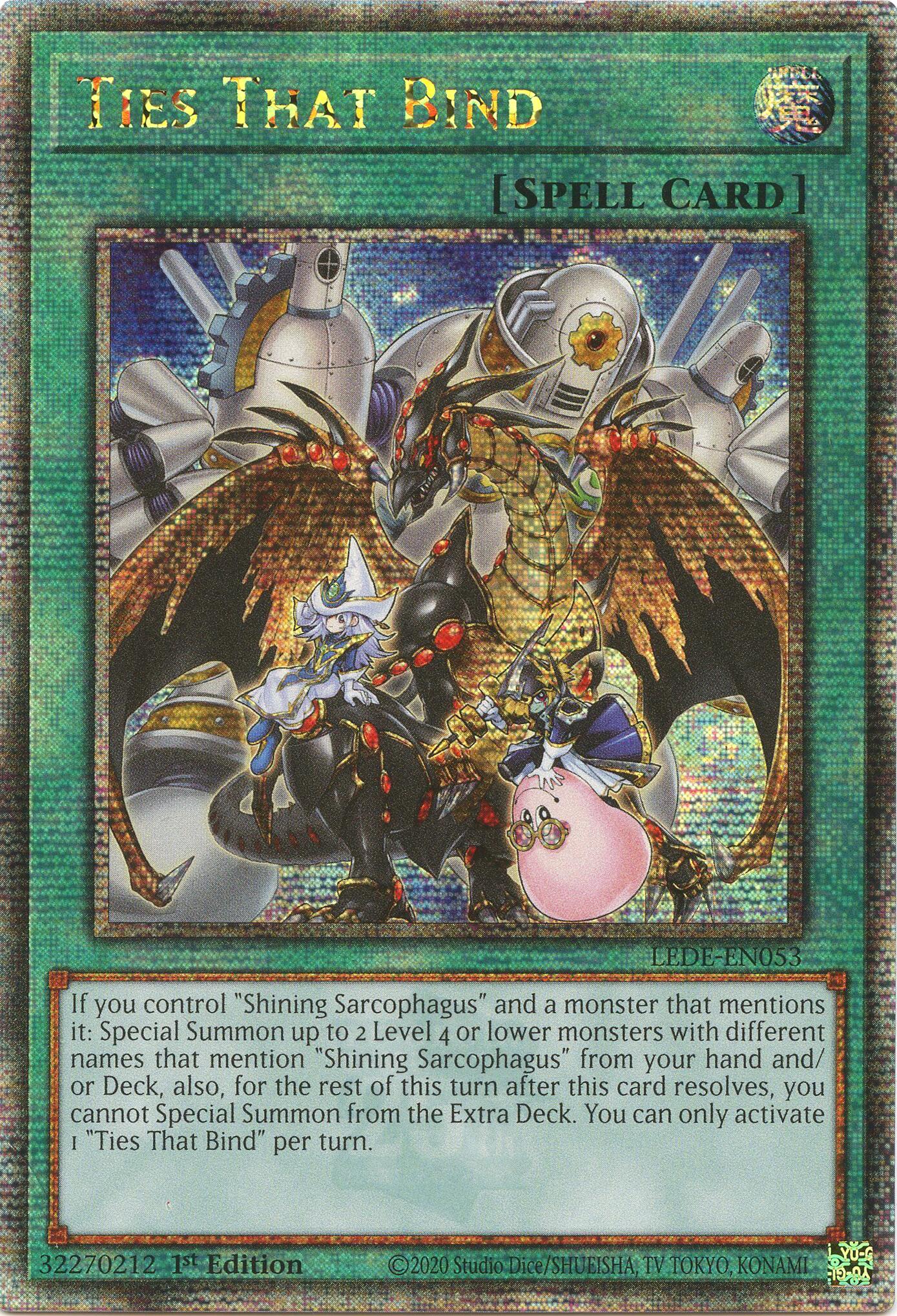 Ties That Bind (Quarter Century Secret Rare) [LEDE-EN053] Quarter Century Secret Rare | Pegasus Games WI