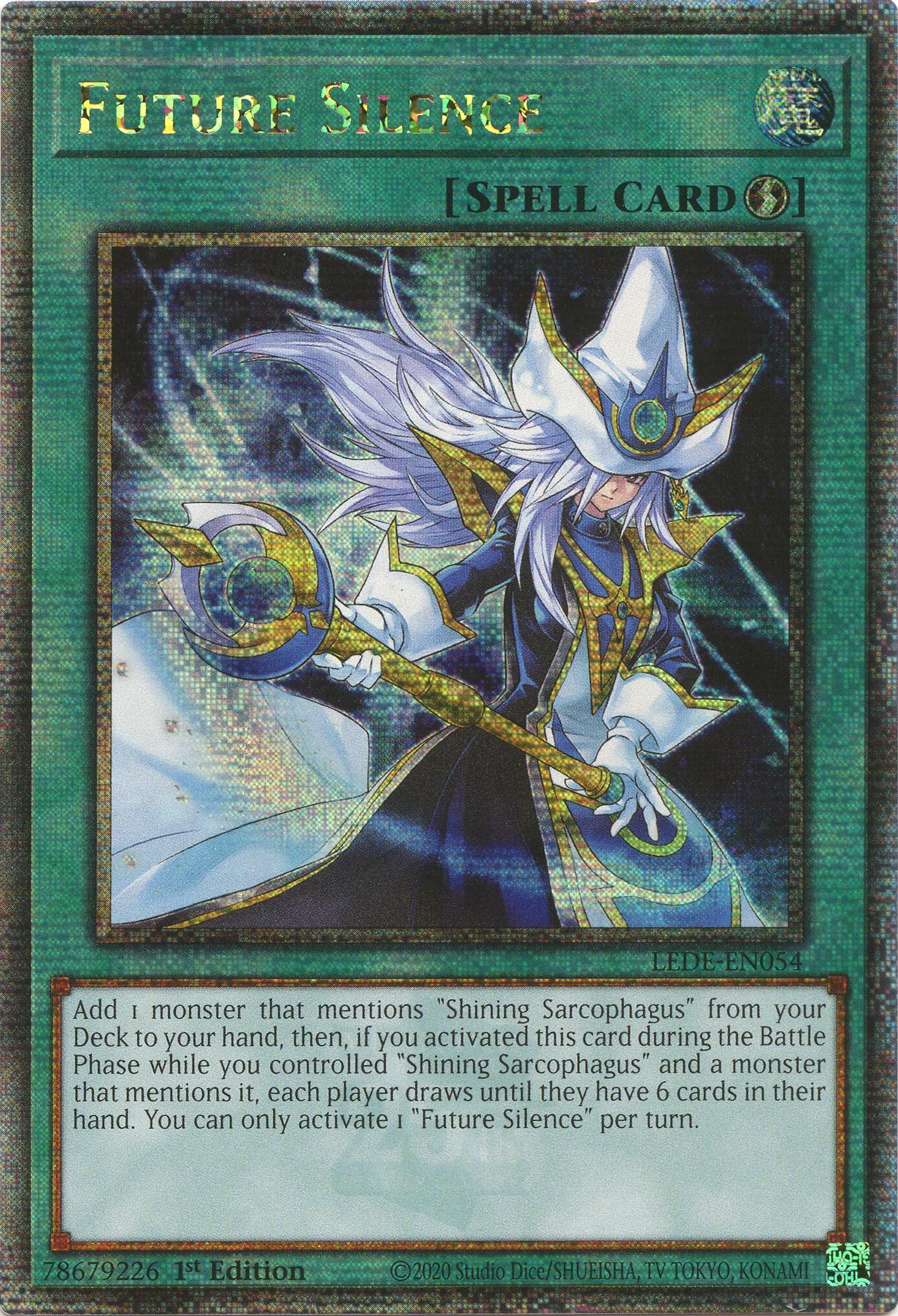 Future Silence (Quarter Century Secret Rare) [LEDE-EN054] Quarter Century Secret Rare | Pegasus Games WI