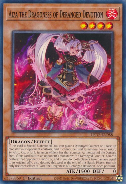 Aiza the Dragoness of Deranged Devotion [LEDE-EN088] Common | Pegasus Games WI